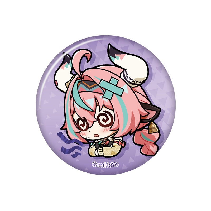 Genshin Impact Varesa chibi emoji badge Natlan series glossy character pin