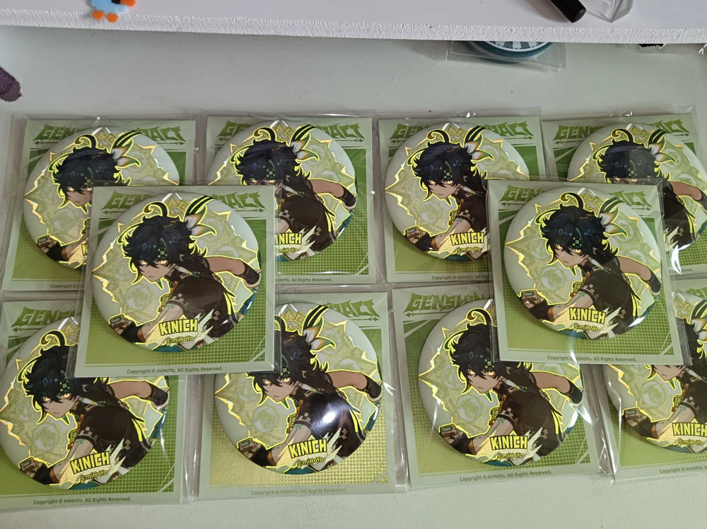 Colección de Insignias de Personajes Natlan de Genshin Impact