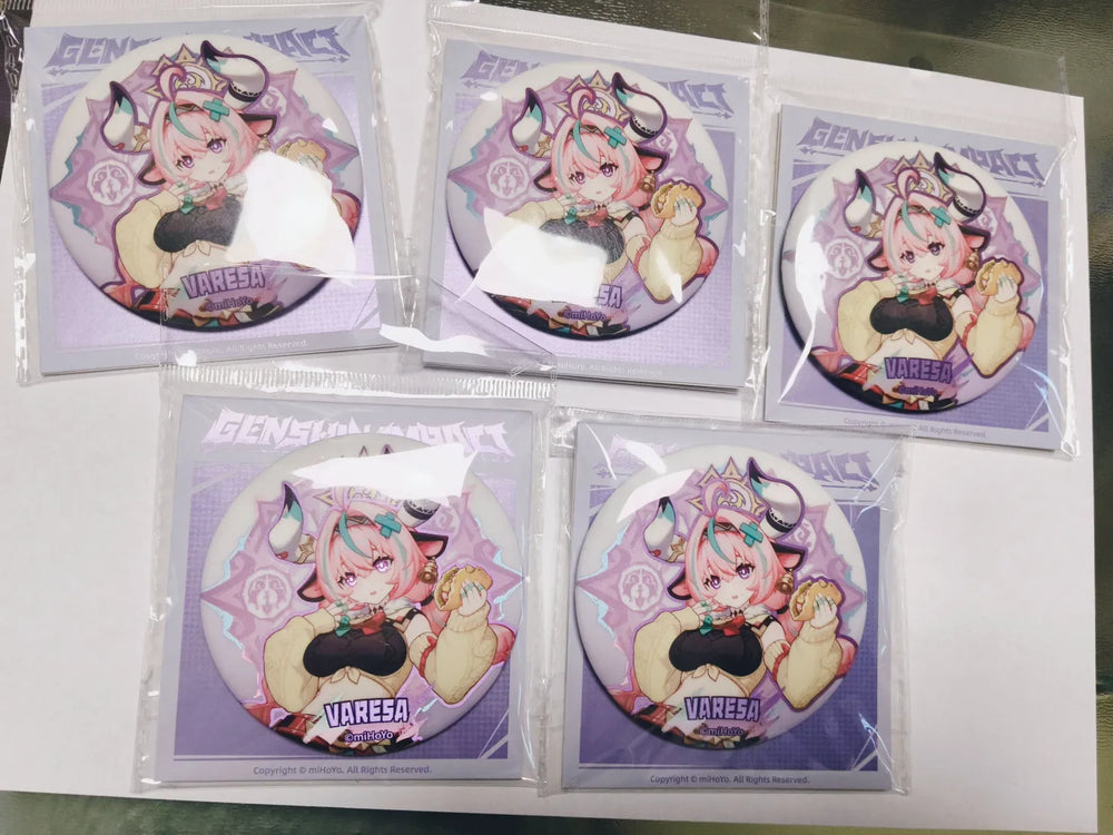 Colección de Insignias de Personajes Natlan de Genshin Impact