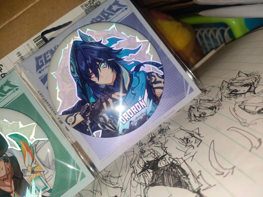 Colección de Insignias de Personajes Natlan de Genshin Impact