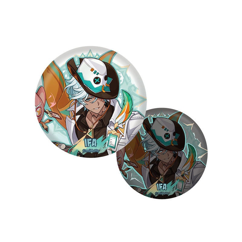 Ifa character badge from Genshin Impact Natlan Series featuring reflective effect collectible badge artwork
