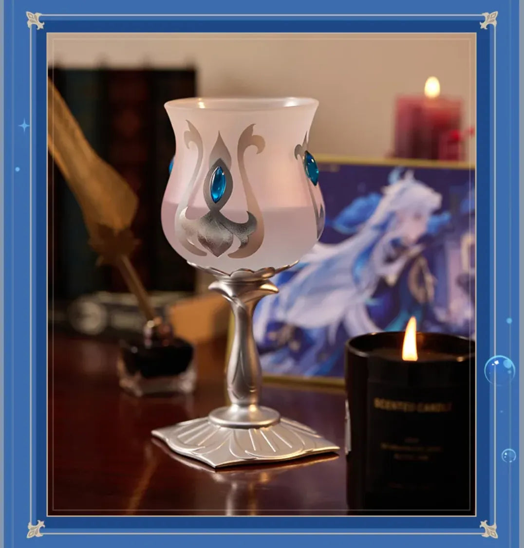 Genshin Impact Neuvillette goblet gift box displayed as a collectible themed decoration