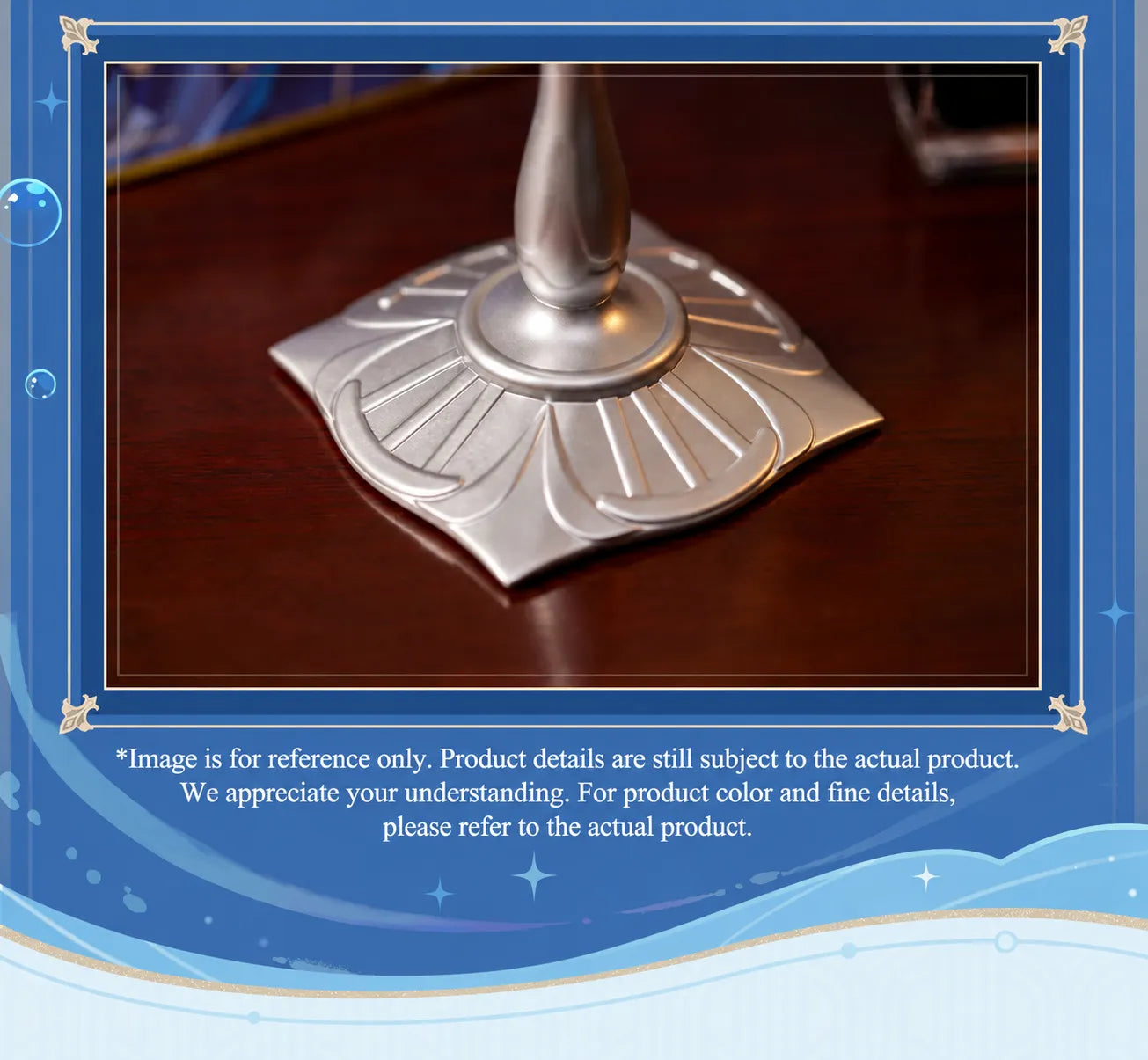 Real product photo of Neuvillette Return of All Waters goblet gift box from Genshin Impact