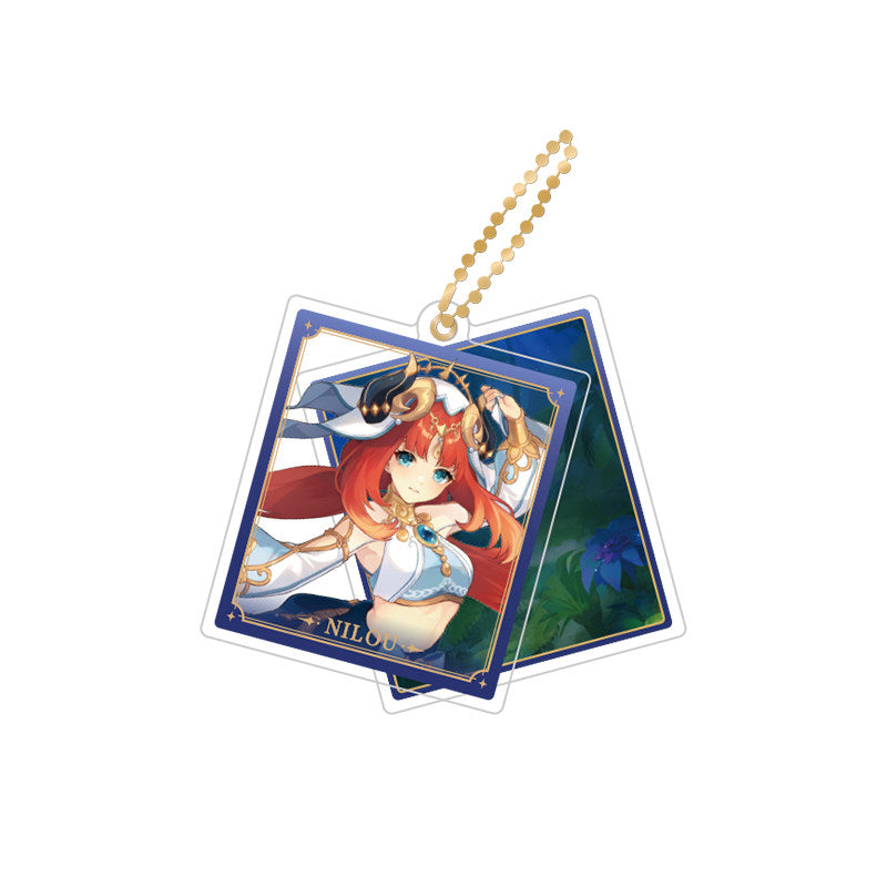 Genshin Impact Nilou rotating double-sided acrylic keychain