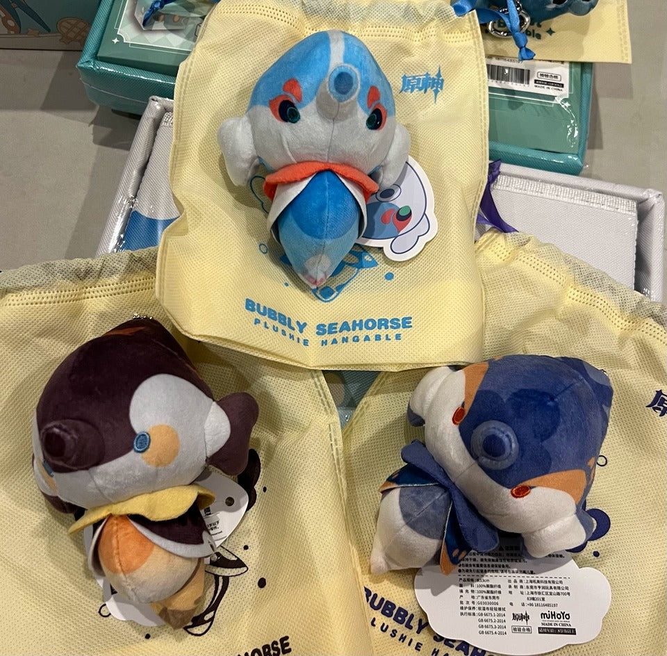 Genshin Impact Serie Océano Llavero de Peluche Caballito de Mar