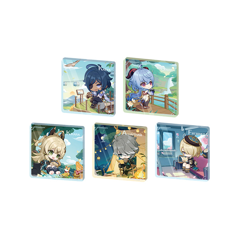 Genshin Impact offline store series chibi acrylic standee collection thick display figures