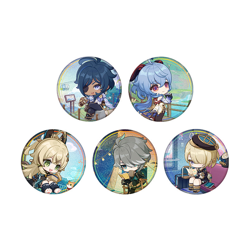 Genshin Impact offline store series chibi plush pillow collection soft cushion character designs