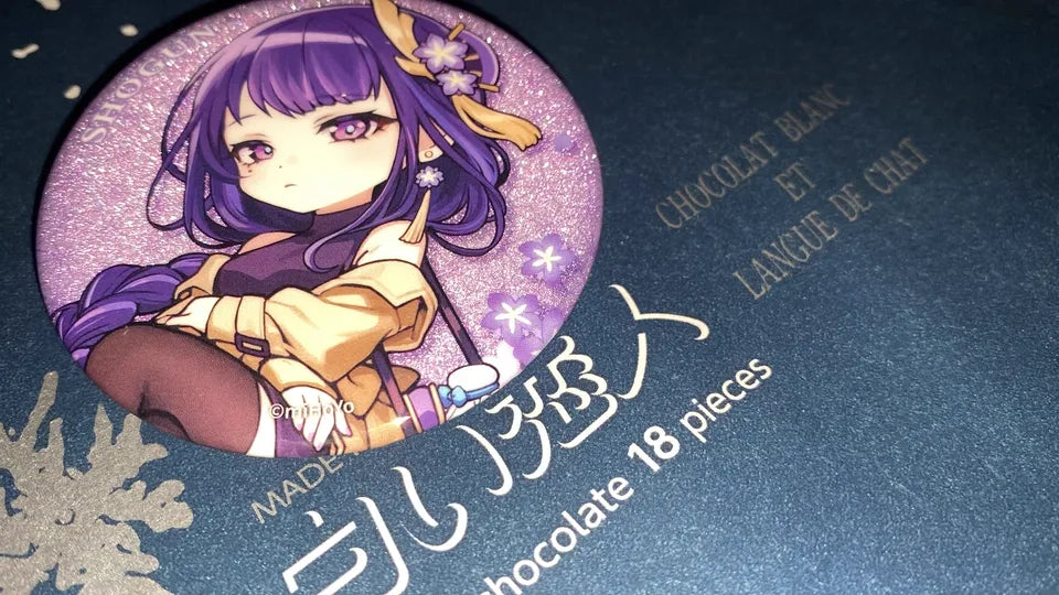 Genshin Impact Outing Series Chibi Badge & Pin Keychain