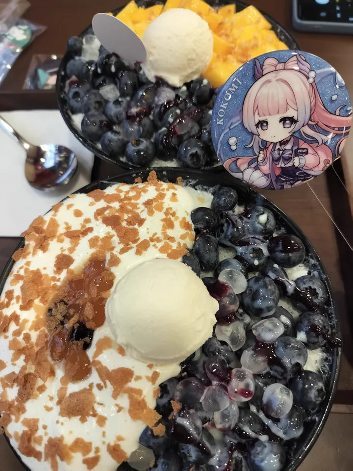 Genshin Impact Outing Series Chibi Badge & Pin Keychain