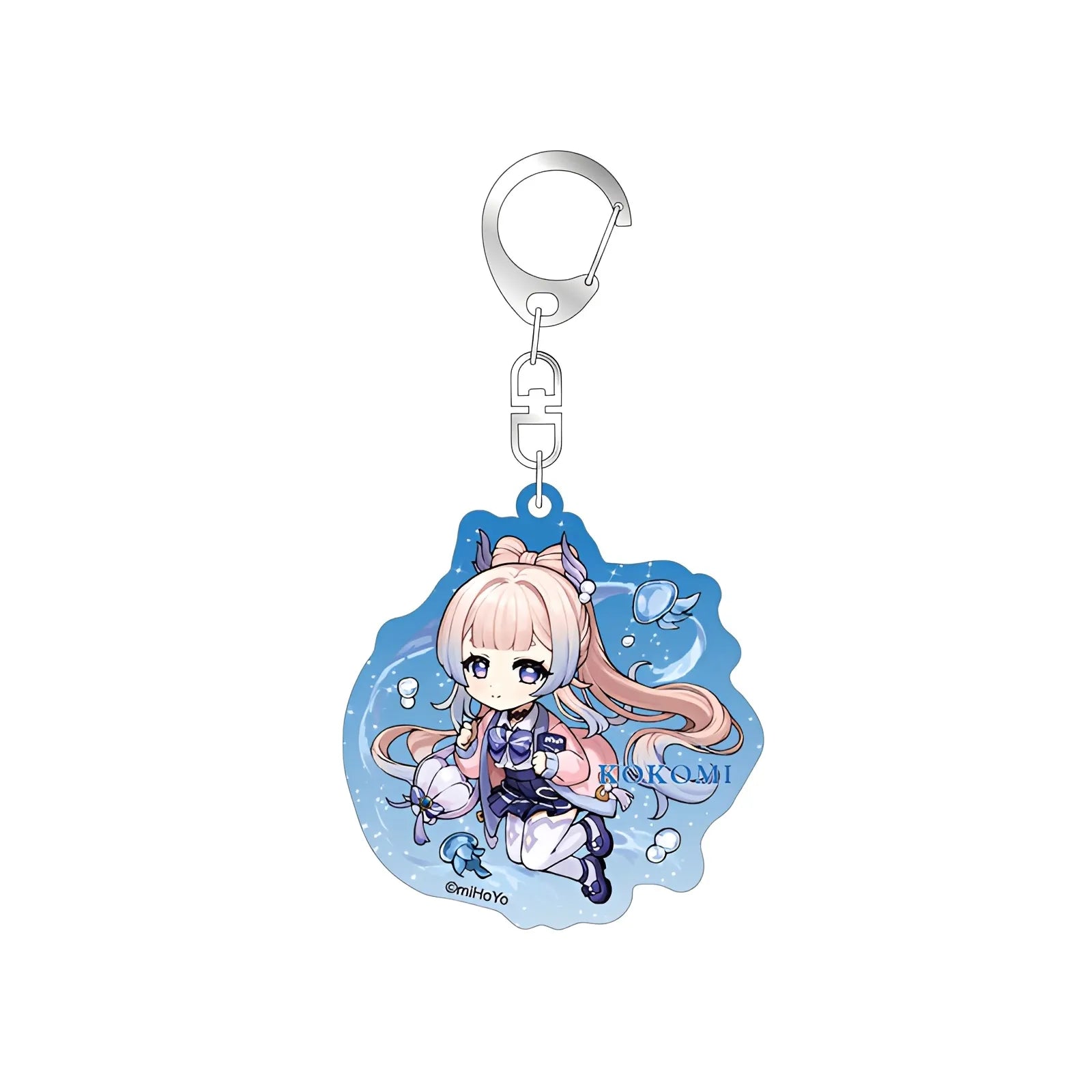 Genshin Impact Outing Series chibi keychain Sangonomiya Kokomi acrylic charm
