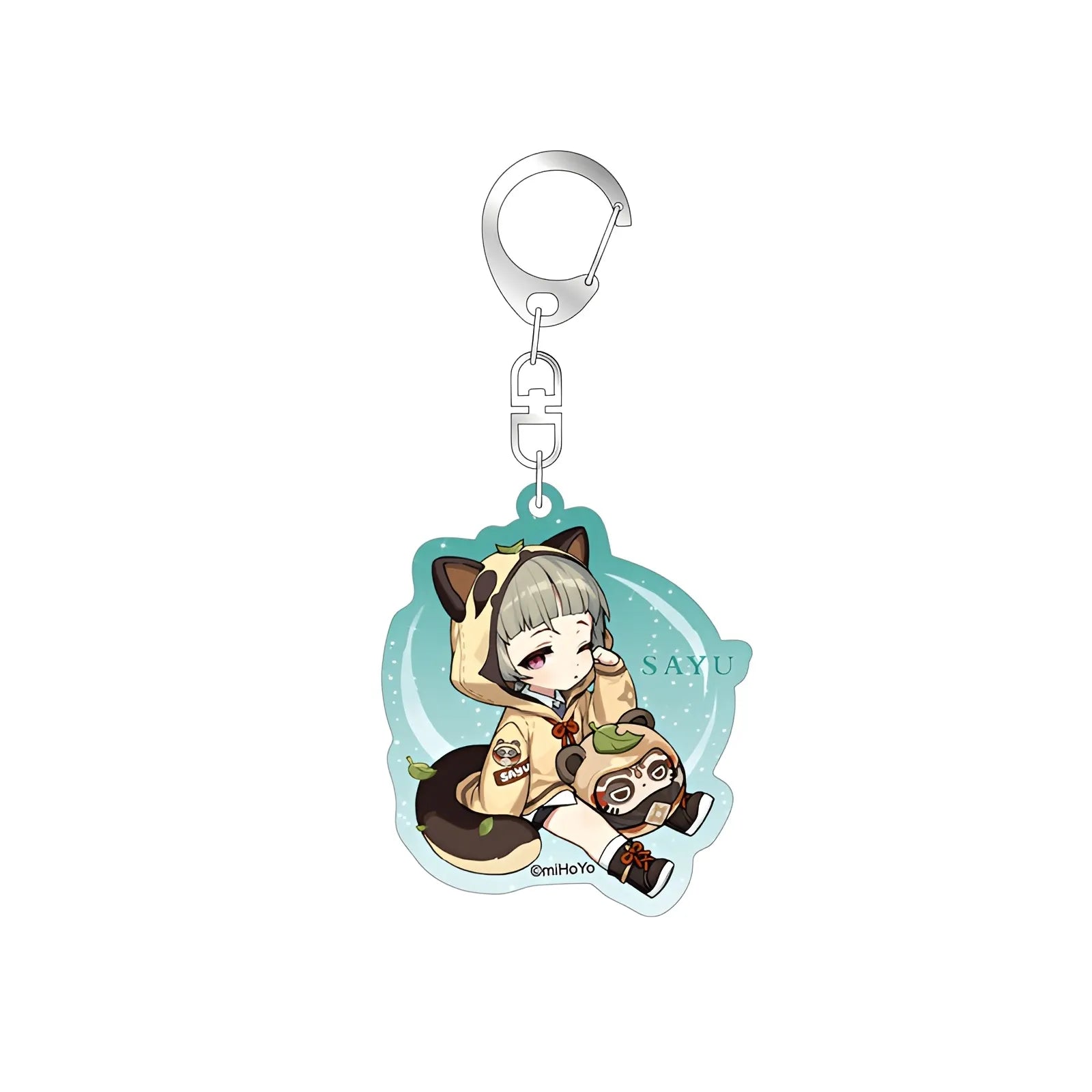 Genshin Impact Outing Series chibi keychain Sayu acrylic charm