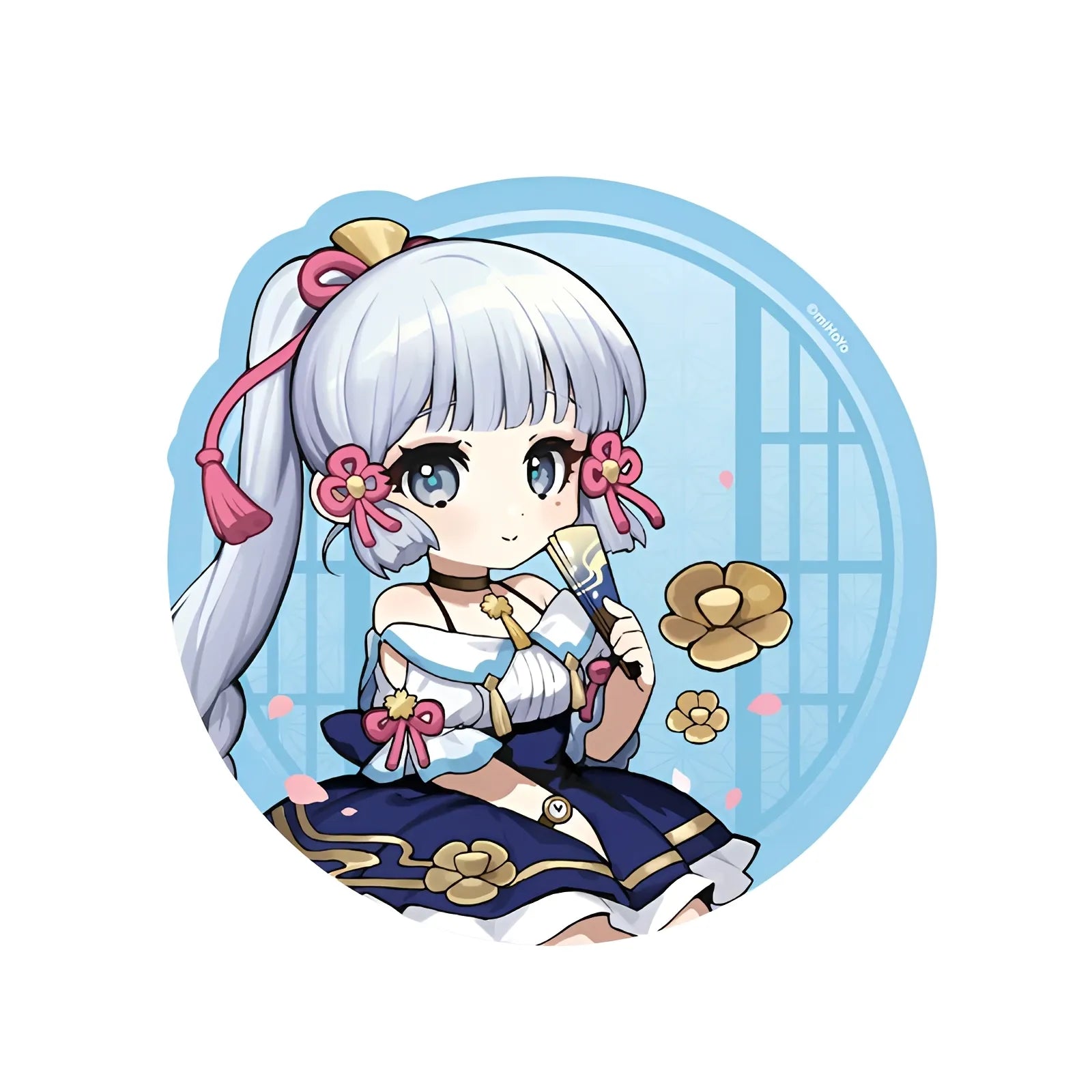 Genshin Impact Outing Series chibi mousepad Kamisato Ayaka desk mat