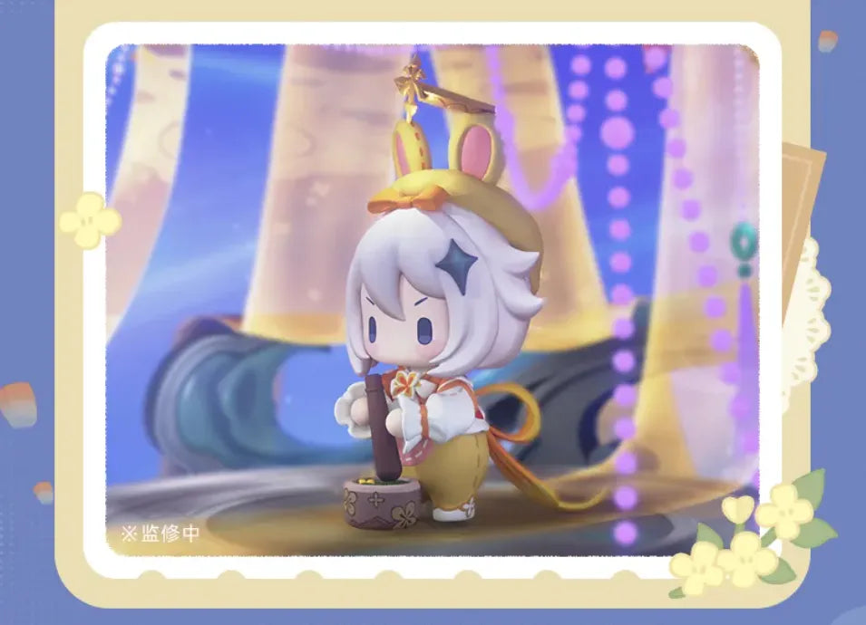 Paimon Little Moon Rabbit Figure arm movement detail