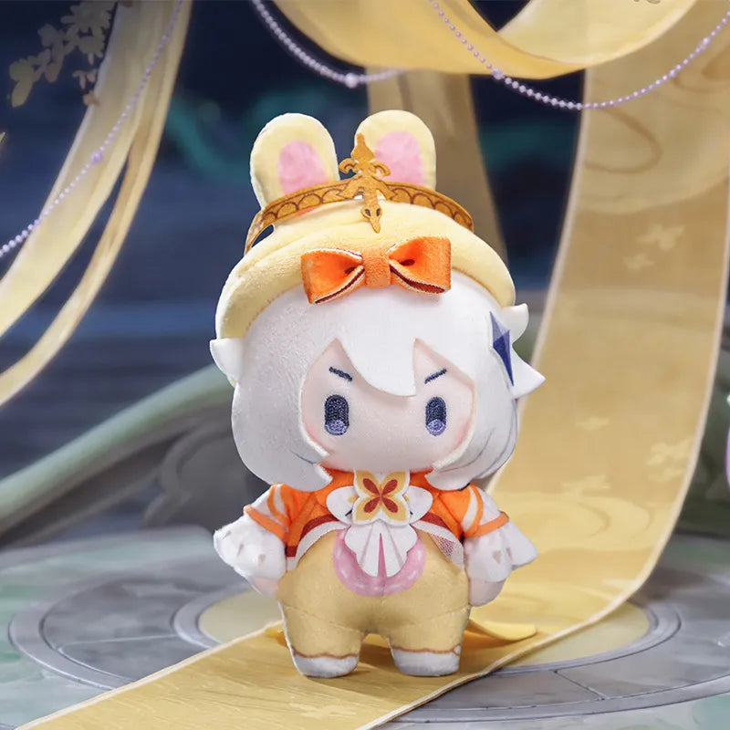 Paimon Little Moon Rabbit Mid-Autumn gift box with pastries and plush keychain