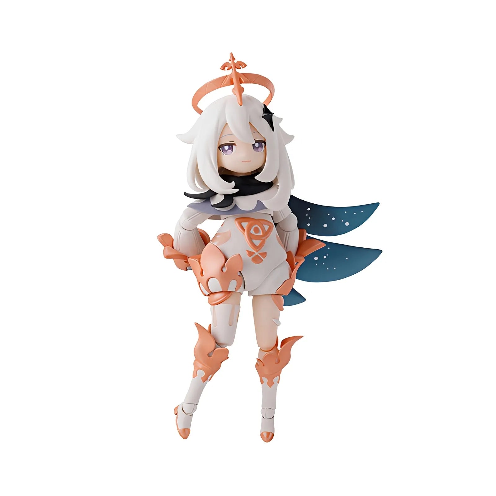 Genshin Impact Paimon S.H.Figuarts full set display with stand and replacement parts