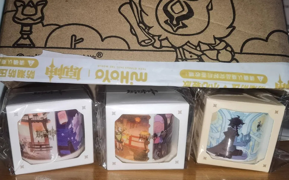 Genshin Impact Pre-Print Series Washi Tape – Character Scenes