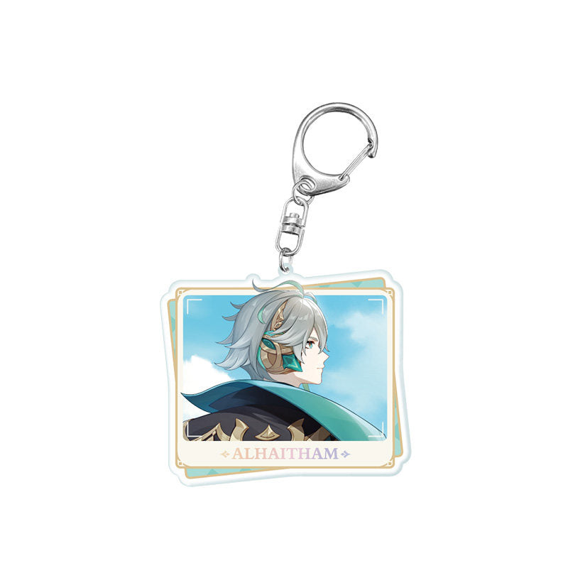 Genshin Impact PV Series acrylic keychain featuring Alhaitham character design