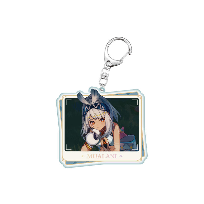 Genshin Impact PV Series acrylic keychain featuring Mualani character design