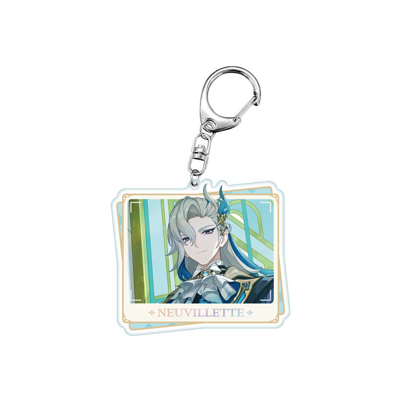 Genshin Impact PV Series acrylic keychain featuring Neuvillette character design