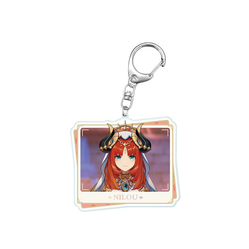 Genshin Impact PV Series acrylic keychain featuring Nilou character design