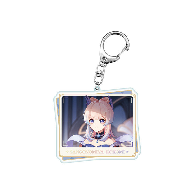 Genshin Impact PV Series acrylic keychain featuring Sangonomiya Kokomi character design