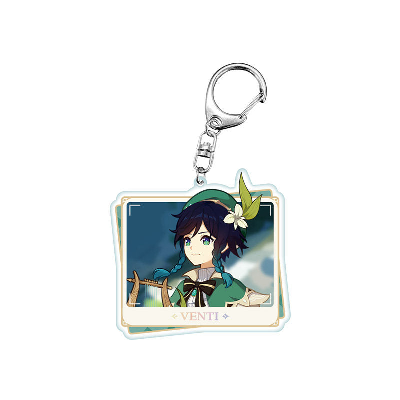 Genshin Impact PV Series acrylic keychain featuring Venti character design