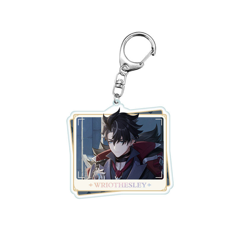 Genshin Impact PV Series acrylic keychain featuring Wriothesley character design