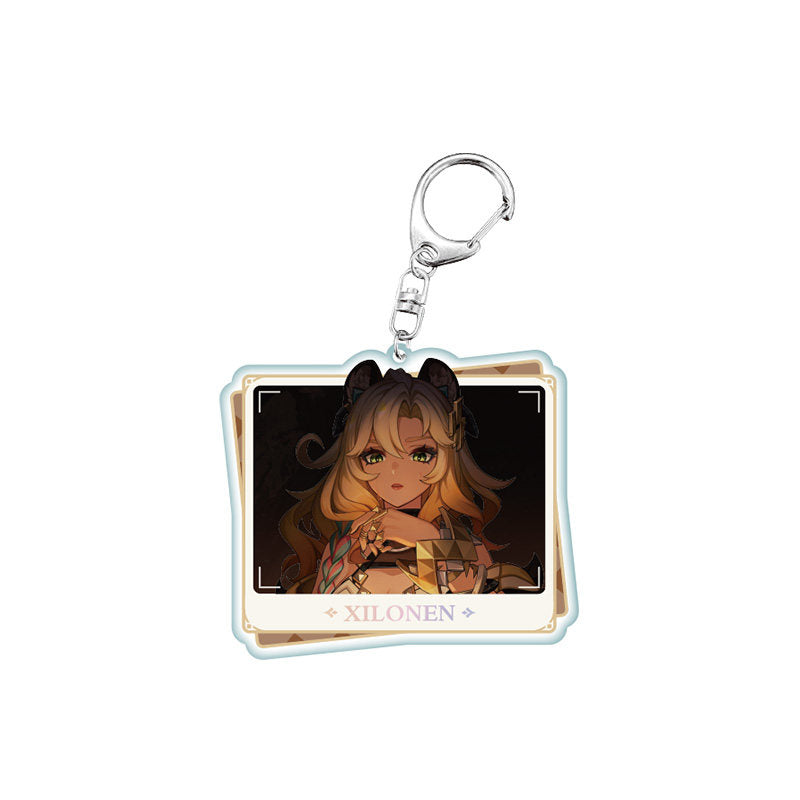Genshin Impact PV Series acrylic keychain featuring Xilonen character design