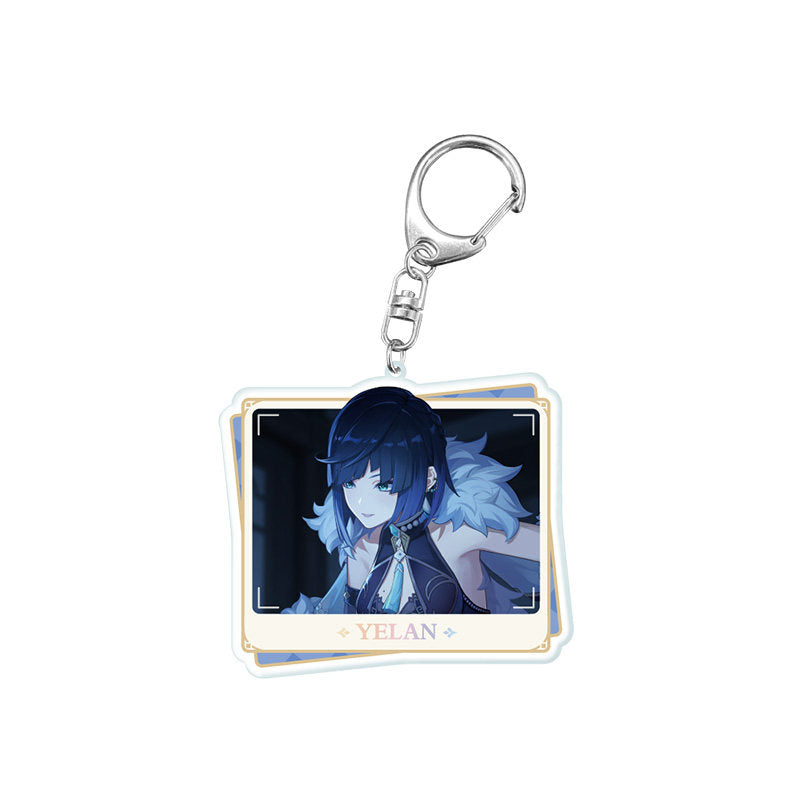 Genshin Impact PV Series acrylic keychain featuring Yelan character design