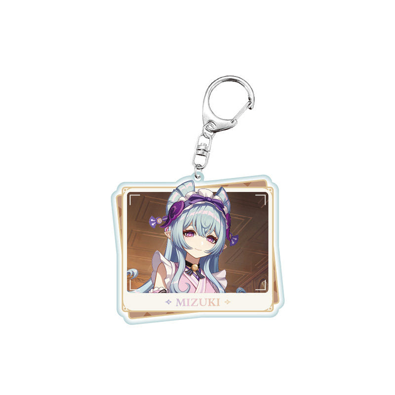 Genshin Impact PV Series acrylic keychain featuring Yumemizuki Mizuki character design