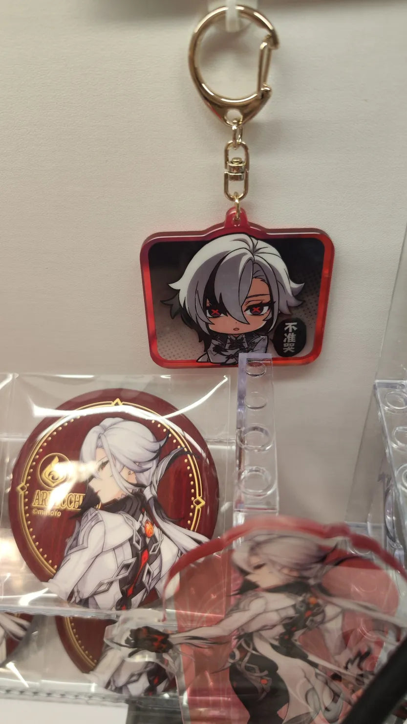 Genshin Impact Q Version Acrylic Keychain Fatui Series