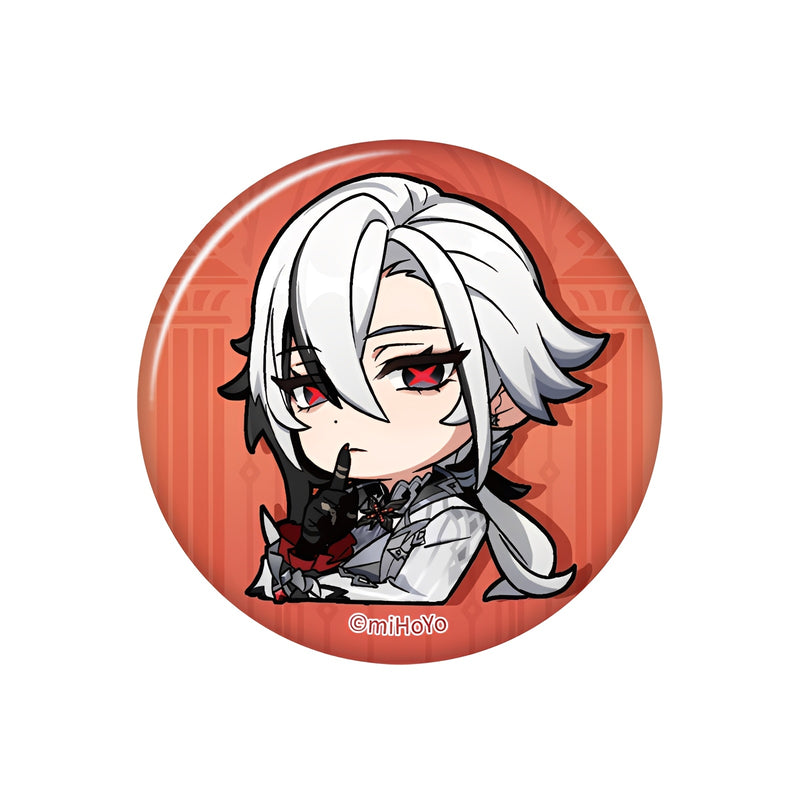 Genshin Impact Q Version Badge Fatui Series Arlecchino chibi expression pin