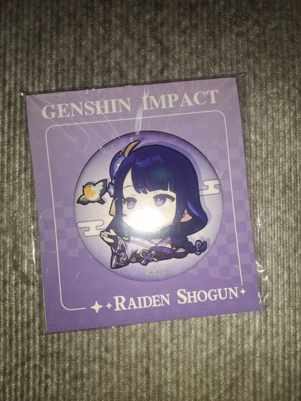 Genshin Impact Serie de Insignias Q Version Expresión Inazuma