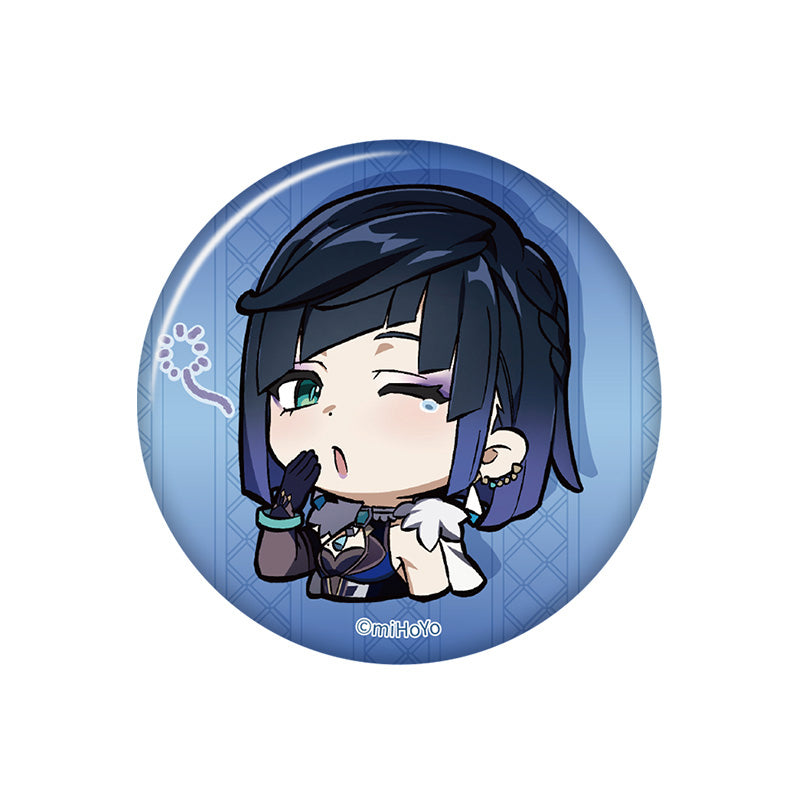 Genshin Impact Q Version Expression Badge Series Liyue Yelan chibi badge pearl gloss finish