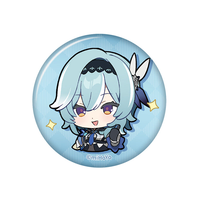 Genshin Impact Q Version Expression Badge Series Mondstadt Eula chibi badge pearl gloss finish