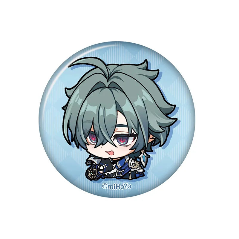 Genshin Impact Q Version Expression Badge Series Mondstadt Lohen chibi badge