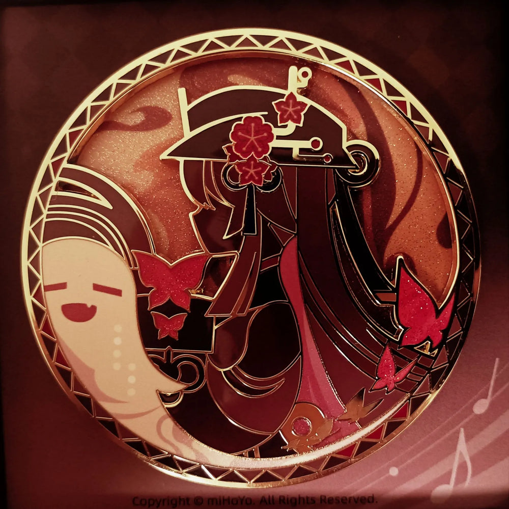 Genshin Impact Rainbow Invitation Série Badge Métallique
