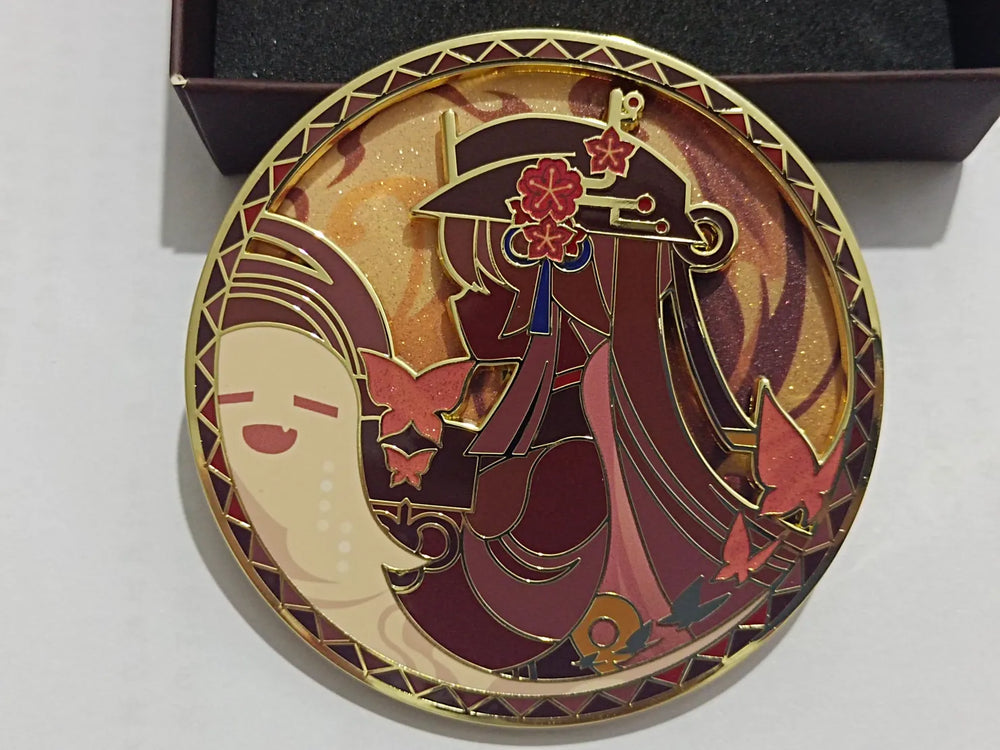 Genshin Impact Rainbow Invitation Série Badge Métallique