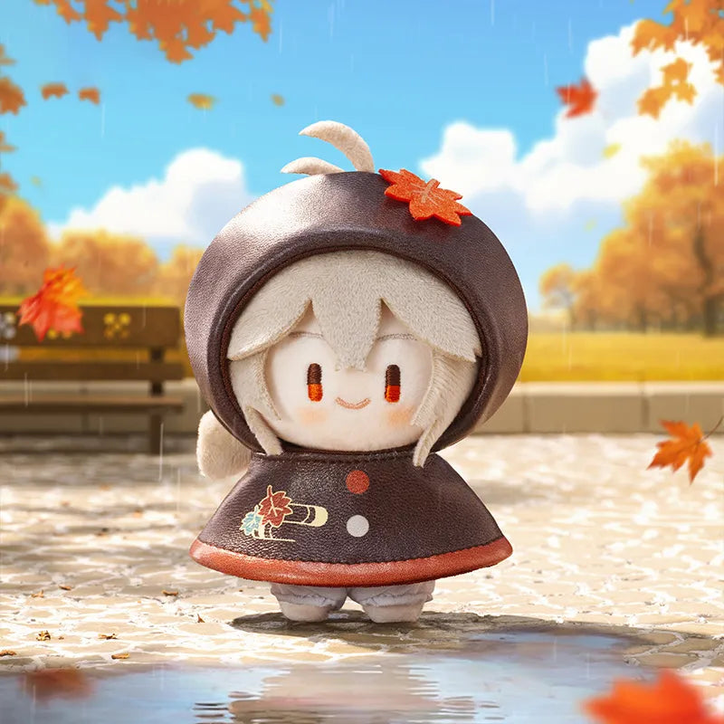 Genshin Impact Rainy Fun Series Plush Keychain Front View Display