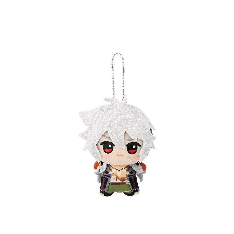 Genshin Impact Razor Little Valley plush keychain with detailed collectible plush character design