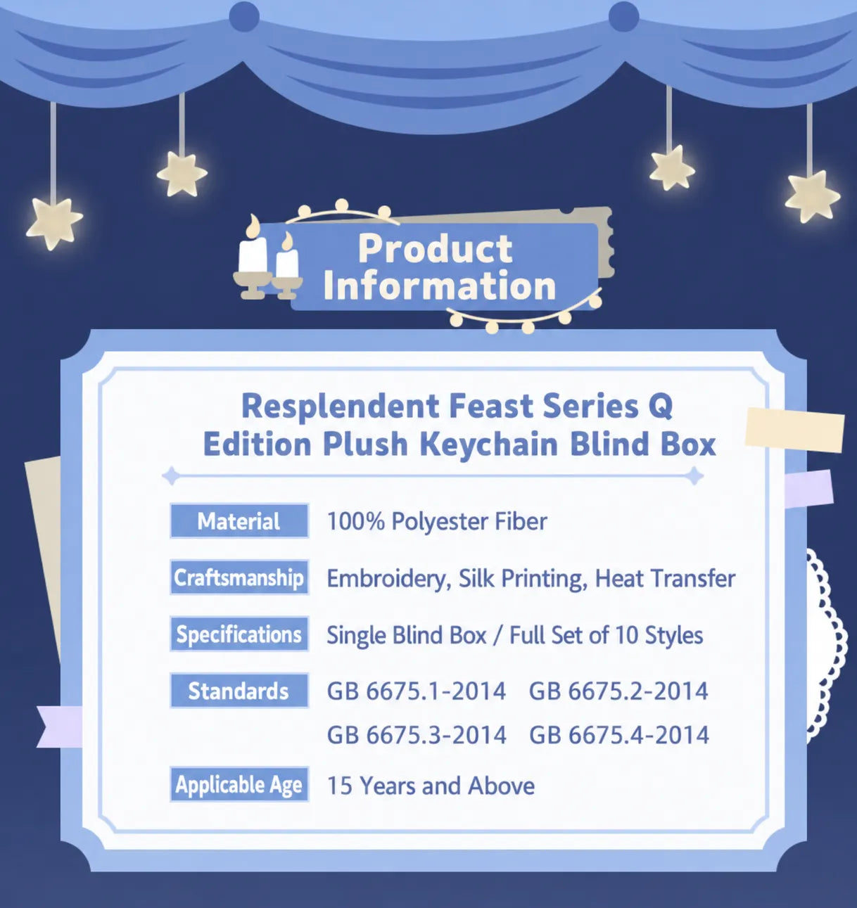 Genshin Impact Resplendent Feast plush blind box rules and drop rate information