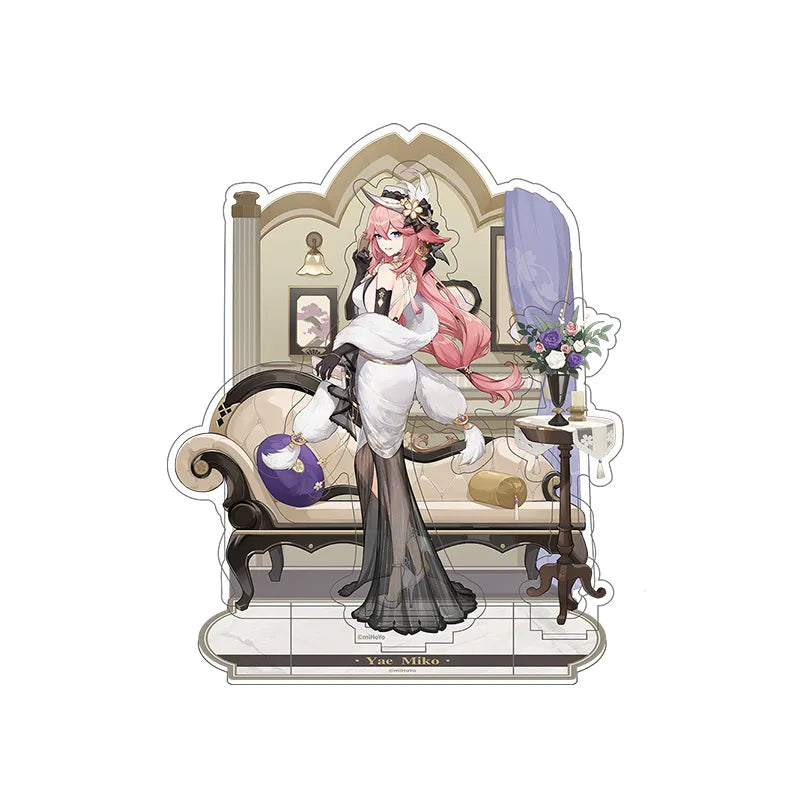 Genshin Impact Resplendent Feast Yae Miko scene acrylic stand display collectible