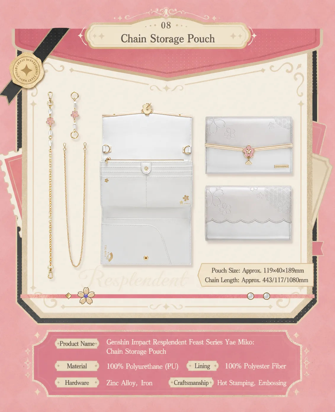 Genshin Impact Resplendent Feast Yae Miko merchandise series overview details