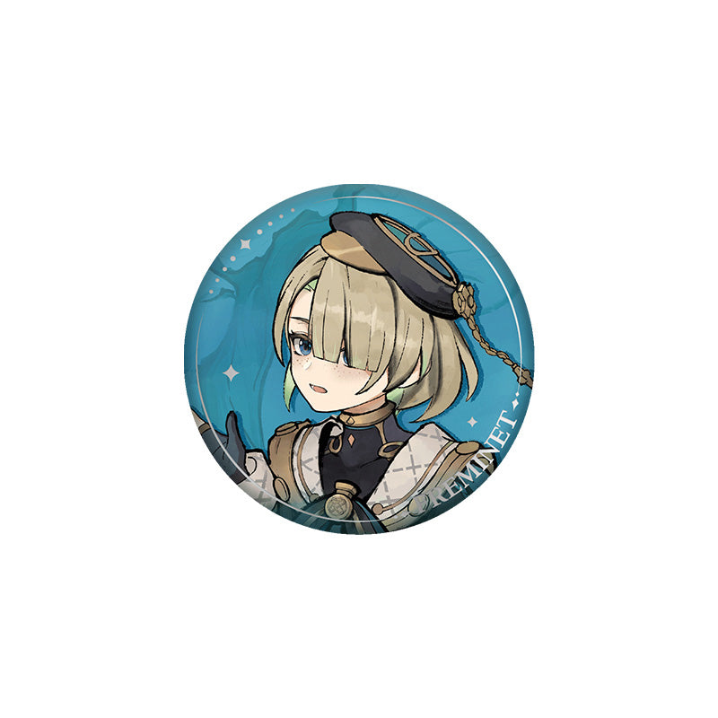 Genshin Impact Rousing Lion Dance badge featuring Freminet character collectible
