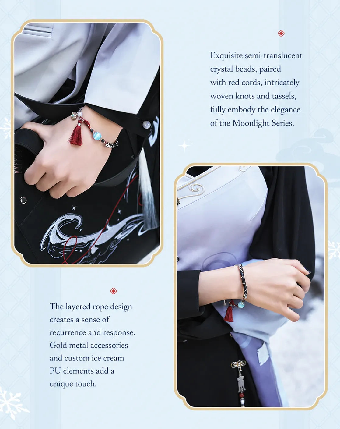 Genshin Impact Shenhe accessory real shot featuring cosplay styling and elegant themed outfit