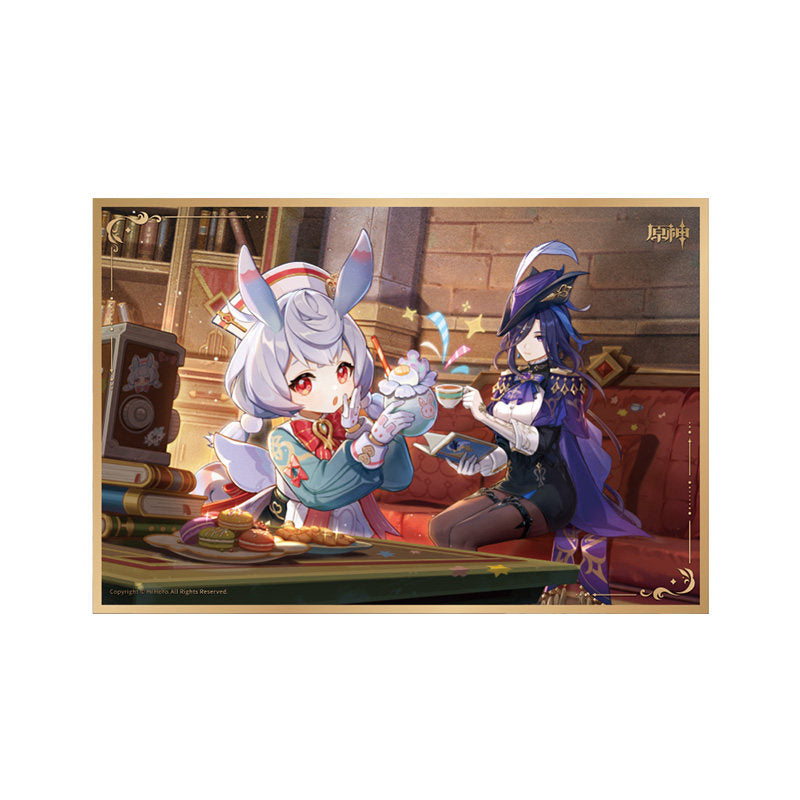 Genshin Impact Sigewinne acrylic art print theme series collectible card
