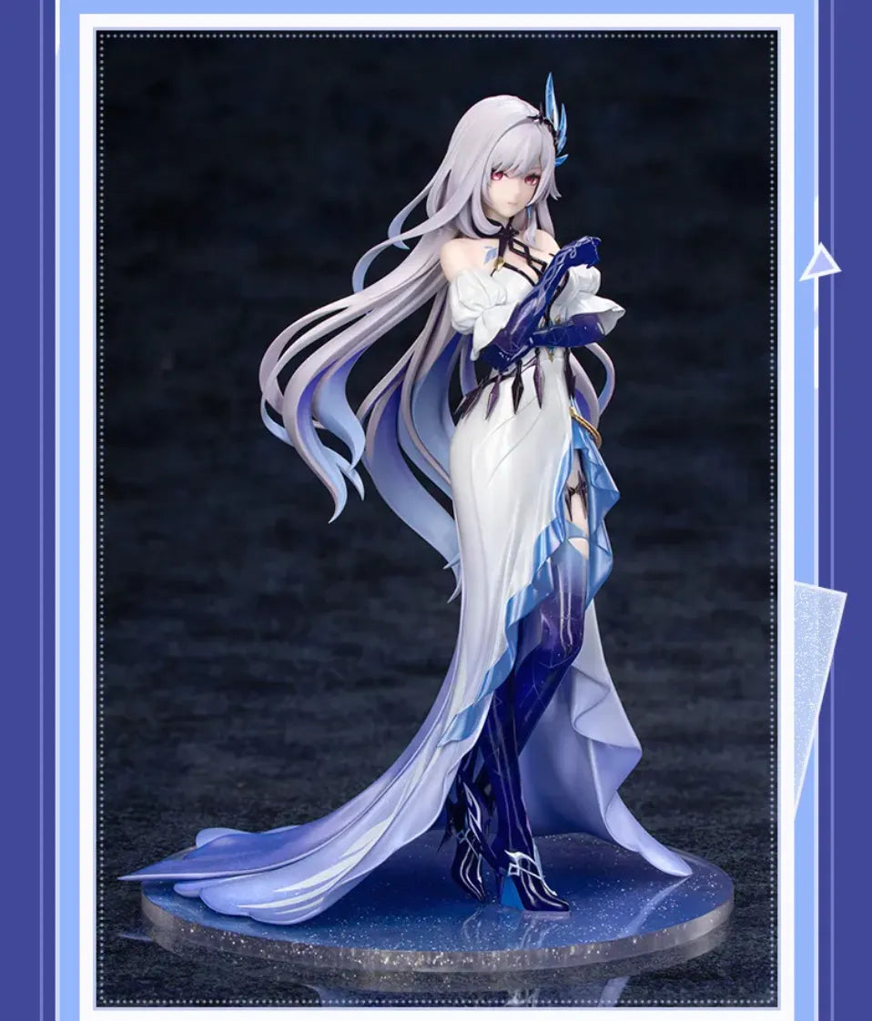 Skirk 1/8 scale figure close-up with detailed hair and costume sculpting