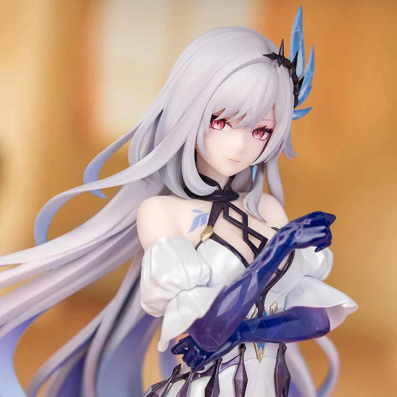 Genshin Impact Skirk 1/8 scale figure featuring her white and blue outfit