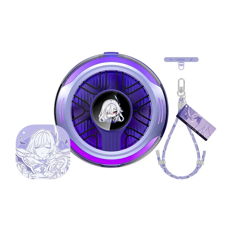 Genshin Impact Skirk Rimebound Realm Phone Cooler Gift Set