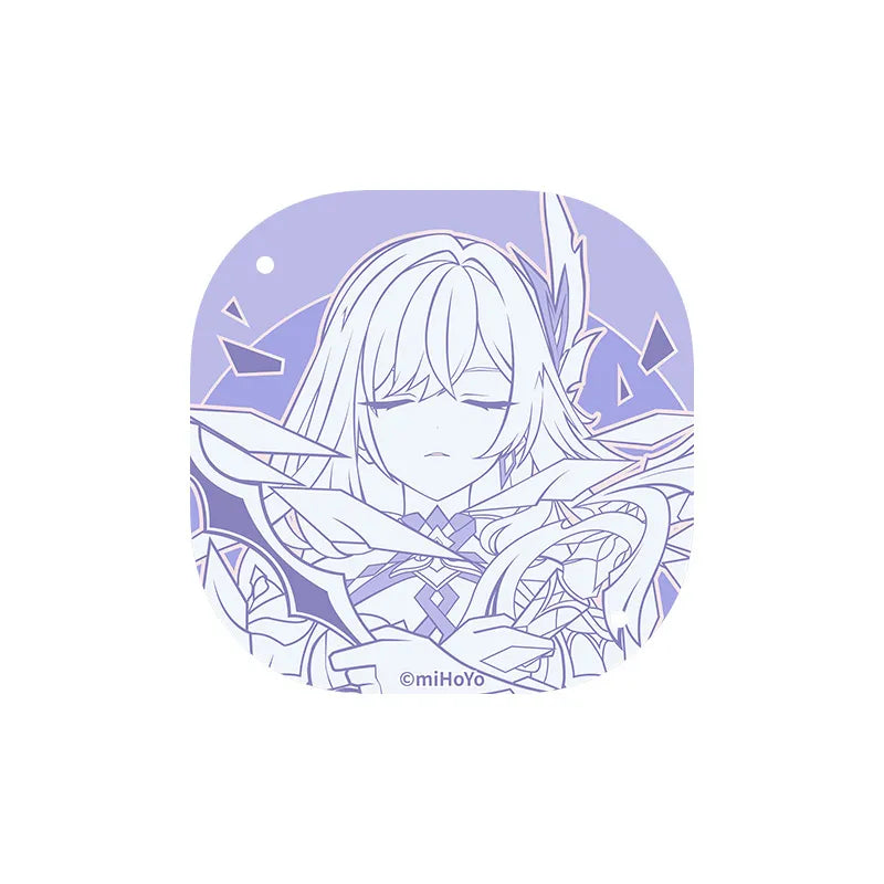 Genshin Impact Skirk phone cooler featuring Rimebound Realm artwork